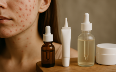 Łączenie retinolu i kwasów w pielęgnacji trądziku